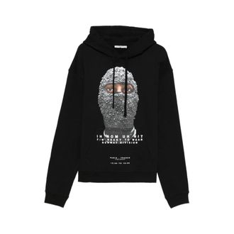 Ih Nom Uh Nit Hoodies, male, Black, Size: 2XL Printed Hoodie