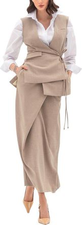 BGL Fashion 2pc Vest & Skirt Set