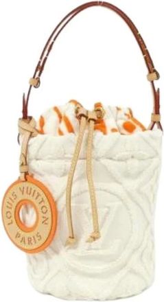 Louis Vuitton Bolso Bucket Vintage Pre-owned - Pre-owned - Mujer - Blanco - ONE SIZE