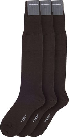 Ermenegildo Zegna Brown Wool Mens Socks