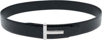 Tom Ford Reversible Hammered Leather Belt