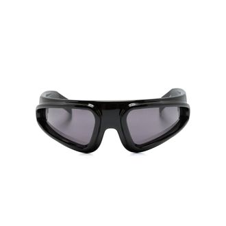 Rick Owens Sunglasses, male, Black, Size: ONE SIZE Ryder Sunglasses