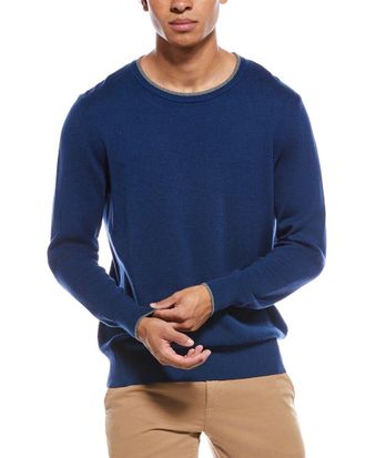 Tailorbyrd Tailorbyrd Fine Knit Crewneck Sweater