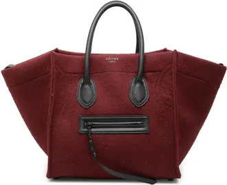 Celine Pre-owned Celine Medium Felt Phantom Luggage Tote Ladies DBMJH0M3T1LGKOKU