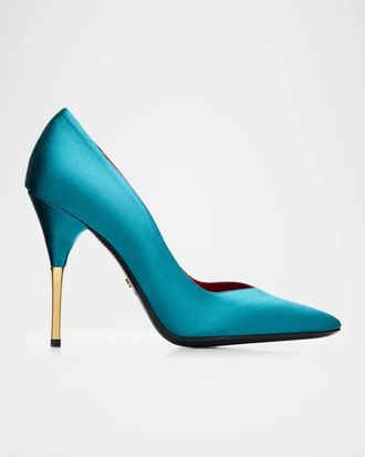 Valentino Garavani Satin Stiletto Pump