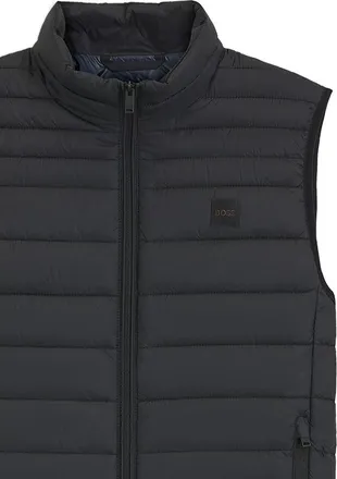 HUGO BOSS Quilted Recycled Polyamide Vest - Black