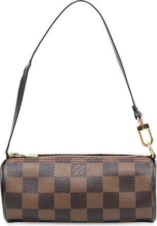 Louis Vuitton 1990-2025 Damier Ebene Papillon Pochette handbag - Marrone