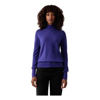 Patrizia Pepe Coltrui - Dames - Truien - Blauw - Maat: L Wol