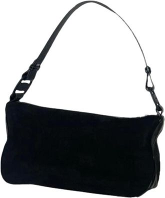 Ferragamo Pre-owned Shoulder Bags, female, Black, Size: ONE SIZE Pre-owned Shoulder Bag