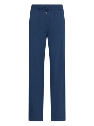 Malo drawstring track pants - Blauw