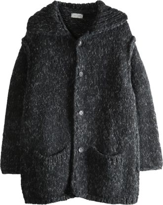 Yohji Yamamoto button coat - men - Wool/Polyester - 3 - Grey