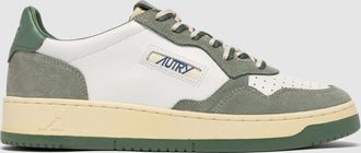 Autry Baskets Homme Medalist Low Lea Suebic White Milit