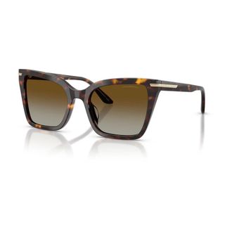 Emporio Armani Sunglasses, female, Brown, Size: 53 MM Butterfly Sunglasses