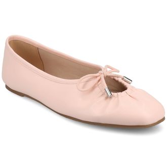 Journee Collection Women & apos;s Callee Medium and Wide Width Ballet Dress Flats