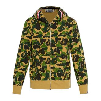 A Bathing Ape Zip-throughs, male, Green, Size: M Hoodie