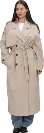 Second Female Dames, Mantels, Beige, Maat: XL Viscose