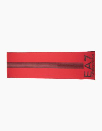 Emporio Armani Mens EA7 Montain Logo Scarf Candy Red - Size: OS