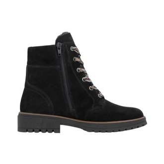 Remonte Enkellaarsjes - Dames - Schoenen - Zwart - Maat: 41 EU Leer