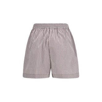 Brunello Cucinelli Womens Multicolor Cotton Bermuda Shorts