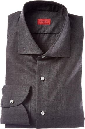 Isaia Mix Cashmere Dress Shirt