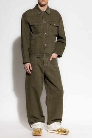 Bottega Veneta Jeans With Pockets, Mens, Green