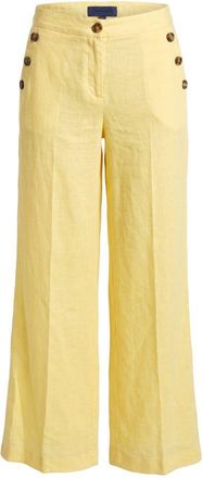 Trussardi yellow Flax Women Womens Pants