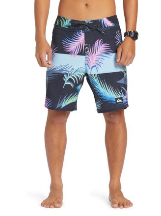Quiksilver Boardshorts QUIKSILVER Highlite Arch 19, Herren, Gr. 31SM, braun (tarmac), 84% Polyester, 12% Elasthan, 4% Polyester, Hosen Boardshorts