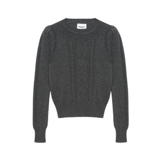 Isabel Marant Dames, Truien, Grijs, Maat: M Katoen