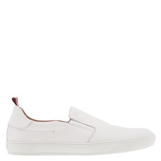 Bally Orniel White Leather Sneakers, Brand Size 5 ( US Size 6 )