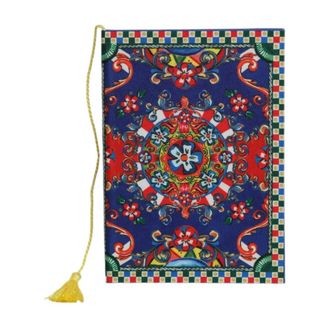 Dolce & Gabbana Accessories, male, Multicolor, Size: ONE SIZE Carretto Siciliano Notebook