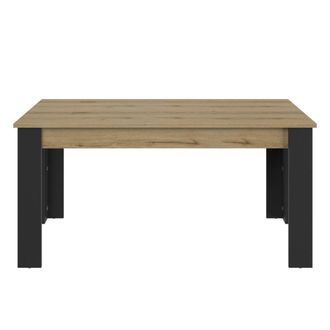 Gami Mesa rectangular 4 patas 1 extensi&oacute;n l200 cm - trust - marr&oacute;n