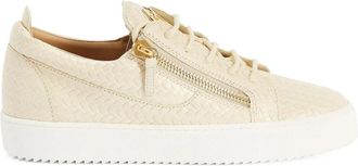 Giuseppe Zanotti Sneakers Frankie con doppia zip - Toni neutri