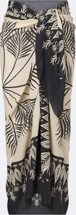 Johanna Ortiz Printed cotton beach cover-up