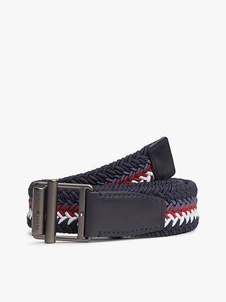 Tommy Hilfiger Signature Webbing Roller Buckle Belt