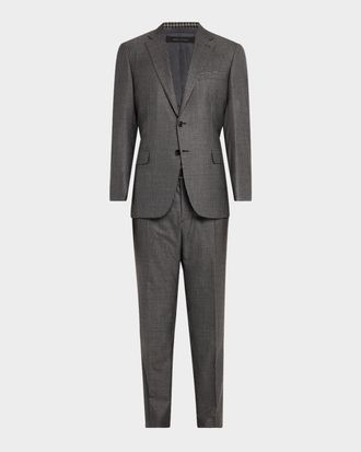 Brioni Men & apos;s Wool Check Suit