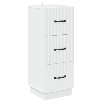 vidaXL Cajonera 33 X 34,5 X 87 Cm Madera De Ingenier&iacute;a Vidaxl