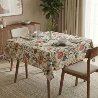 Dmora Mantel Parelaha, Lavable A 30&deg;, Forma Cuadrada, 150x150 Cm Multicolor