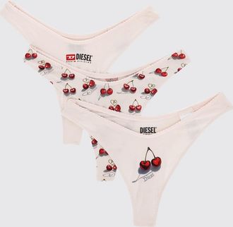 Diesel Set 3 slip in cotone stampato con logo Cherry