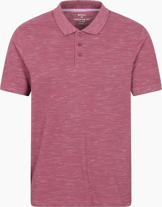 Mountain Warehouse Mens Mountain Warehouse Mens Dawnay Textured Pique Polo Shirt - Size: 48