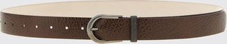 Brunello Cucinelli Cintura in pelle di vitello Brunello Cucinelli con monile