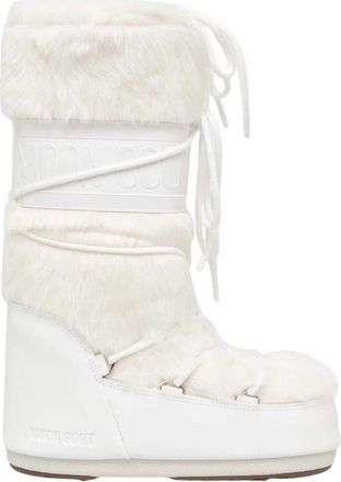 Moon Boot MB Icon Faux Fur - - Shoes - Donna - Bianco - 42 EU