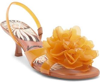 Farm Rio Flower Jelly Slingback Sandal in Est Ammonite at Nordstrom, Size 7.5