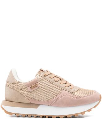 Liu Jo Sneakers in pelle con inserti in rete - Toni neutri