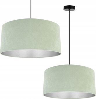 OEM L&aacute;mpara Colgante, L&aacute;mpara De Techo, Cromada, Pantalla De Terciopelo