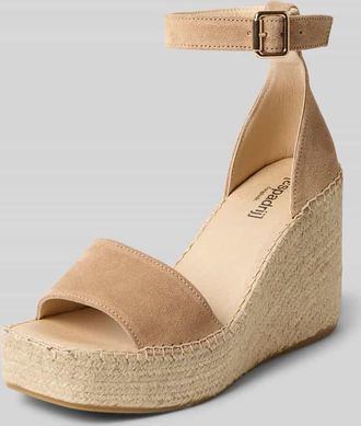 Espadrij Sandalette mit Keilabsatz Modell DIJON in Beige, Gr&ouml;&szlig;e 37