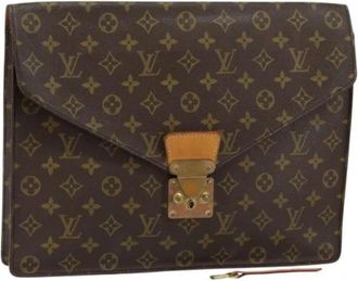 Louis Vuitton Pre-owned Clutches, female, Brown, Size: ONE SIZE Pre-owned Canvas Clutch