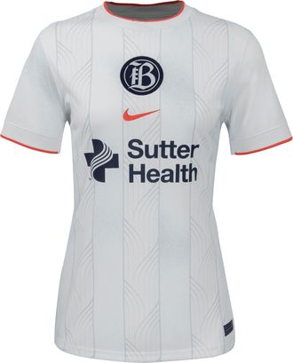 Nike Bay FC 2025 Stadium Home Nike Womens Dri-FIT NWSL Replica Jersey in White | P35557SFFC-WNS