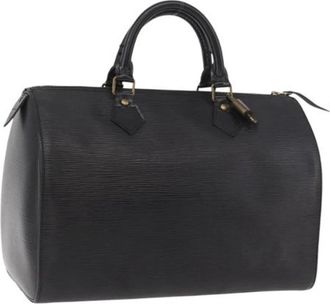Louis Vuitton Pre-owned Speedy 30 Hand Bag - Dames - Vintage Handtas - Zwart - ONE Size - Leer - Vintage
