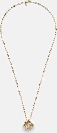 Sydney Evan 14kt gold charm necklace with diamonds