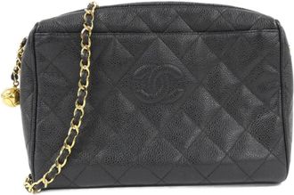 Chanel Grained Calfskin Shoulder Bag (Pre-Owned)